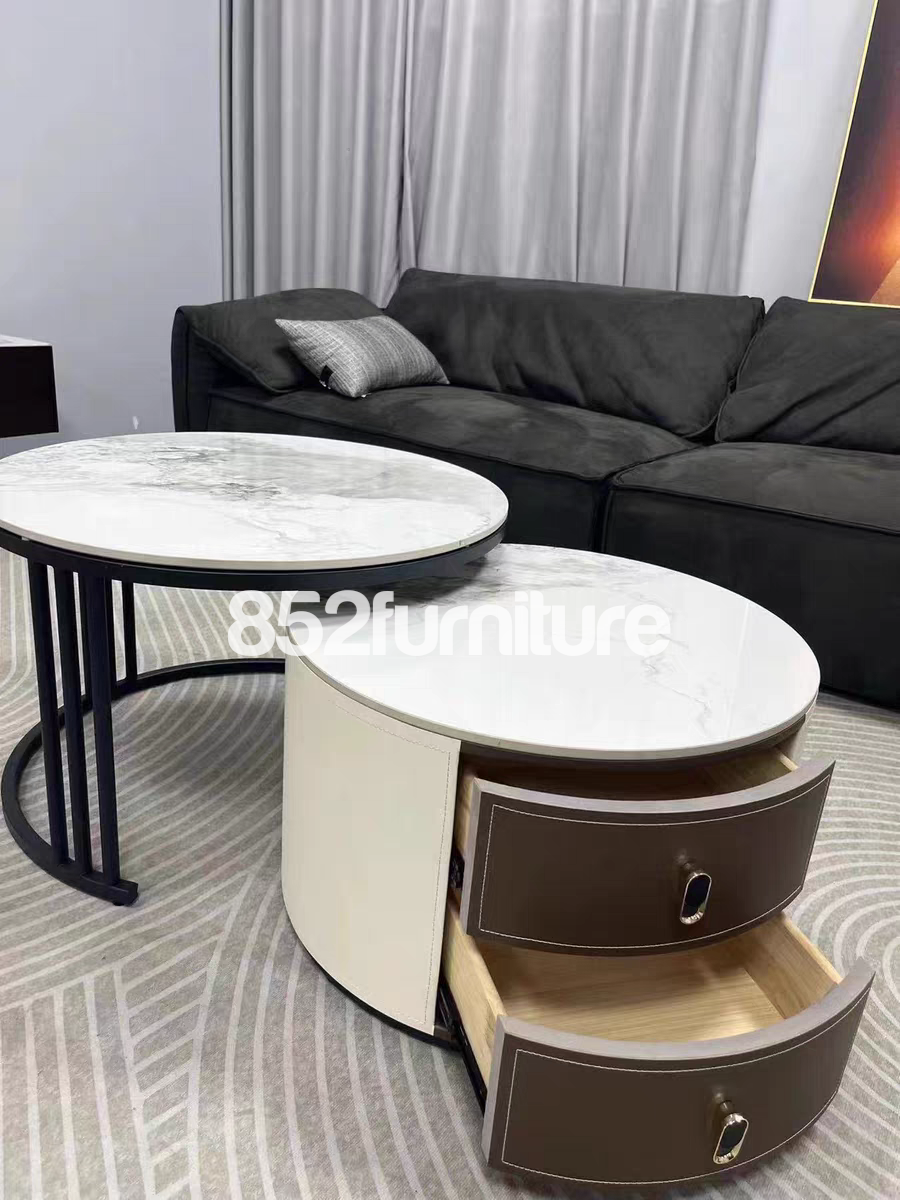 (包送貨安裝 | Delivery and Assembly Included)A366 日式岩板茶几 (slate coffee table)