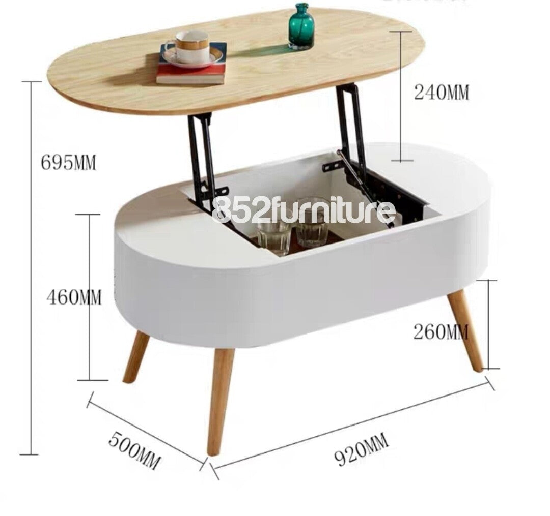 (包送貨安裝 | Delivery and Assembly Included) A363 日式升降茶几 (coffee table)