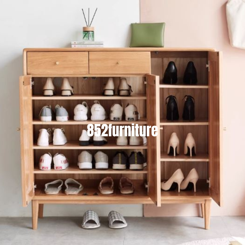 (包送貨安裝 | Delivery and Assembly Included) A398 橡木鞋櫃 (Oak shoe cabinet)