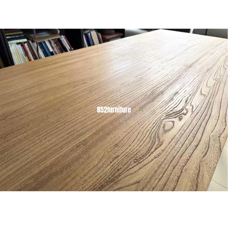 (包送貨安裝 | Delivery and Assembly Included) A412老榆木餐桌 (Elm Dining Table)