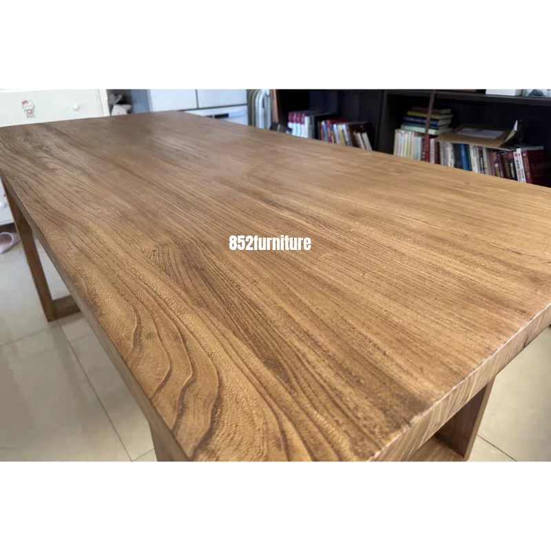 (包送貨安裝 | Delivery and Assembly Included) A412老榆木餐桌 (Elm Dining Table)