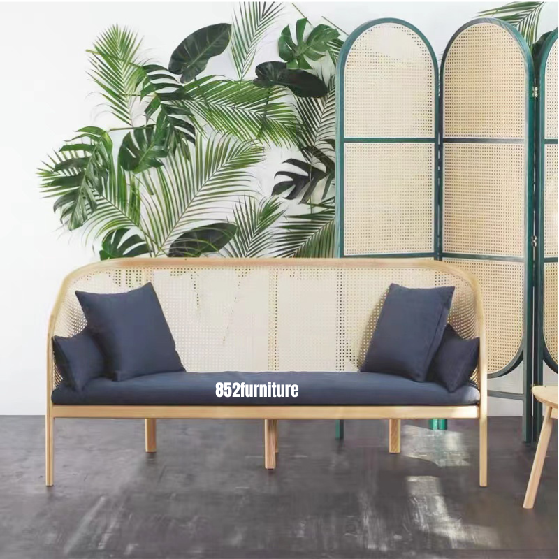 (包送貨安裝 | Delivery and Assembly Included) A425 日式藤編梳化 (Rattan Sofa)