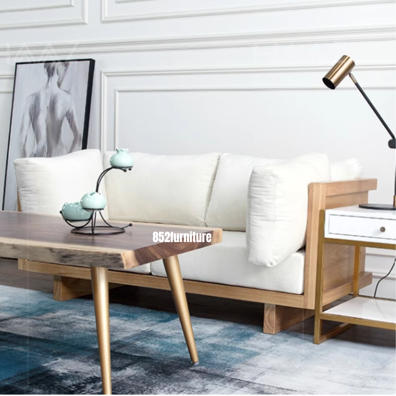 (包送貨安裝 | Delivery and Assembly Included)  A426日式木制梳化 (Wooden Sofa)