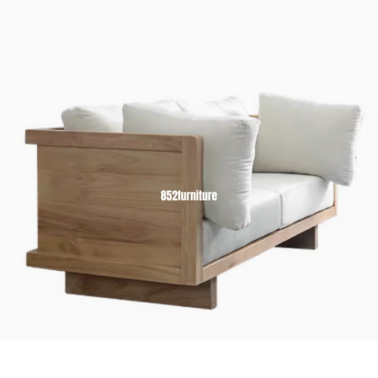 (包送貨安裝 | Delivery and Assembly Included)  A426日式木制梳化 (Wooden Sofa)