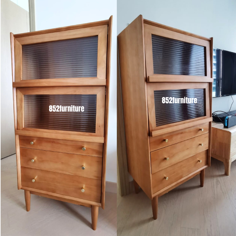 (包送貨安裝 | Delivery and Assembly Included) A453實木斗櫃 (chest of drawers)