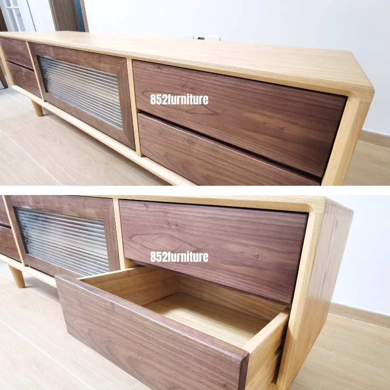 (包送貨安裝 | Delivery and Assembly Included) A451胡桃木電視櫃 (Tv Cabinet)