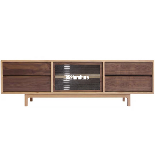 (包送貨安裝 | Delivery and Assembly Included) A451胡桃木電視櫃 (Tv Cabinet)