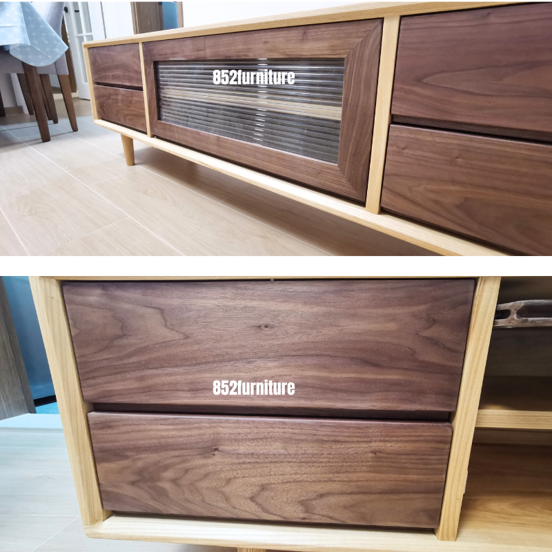 (包送貨安裝 | Delivery and Assembly Included) A451胡桃木電視櫃 (Tv Cabinet)