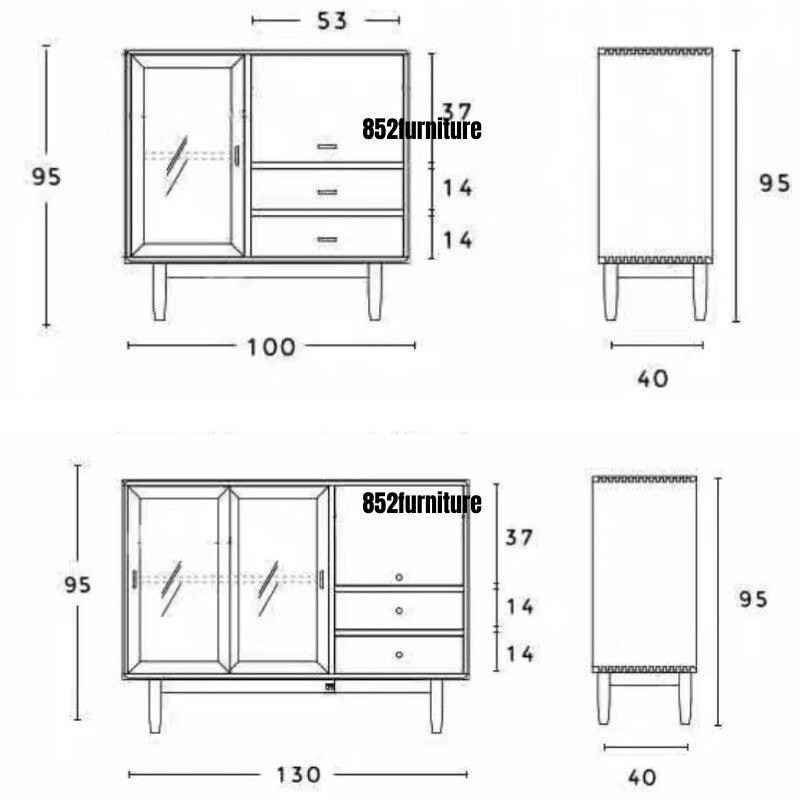 (包送貨安裝 | Delivery and Assembly Included) A436日式餐邊櫃 (Wooden dining sideboard)