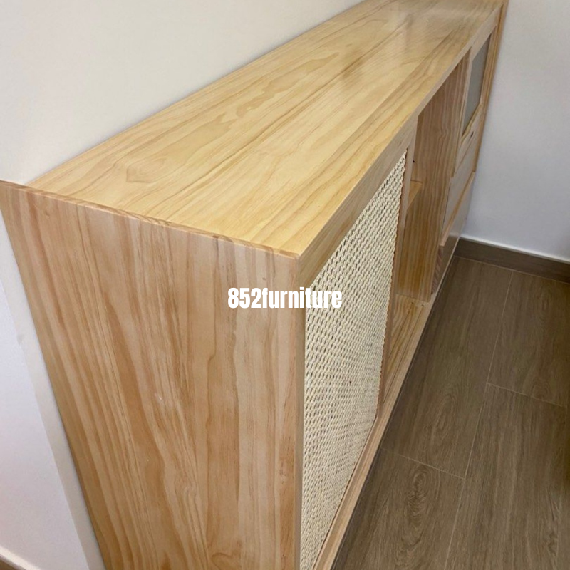 (包送貨安裝 | Delivery and Assembly Included) A436日式餐邊櫃 (Wooden dining sideboard)