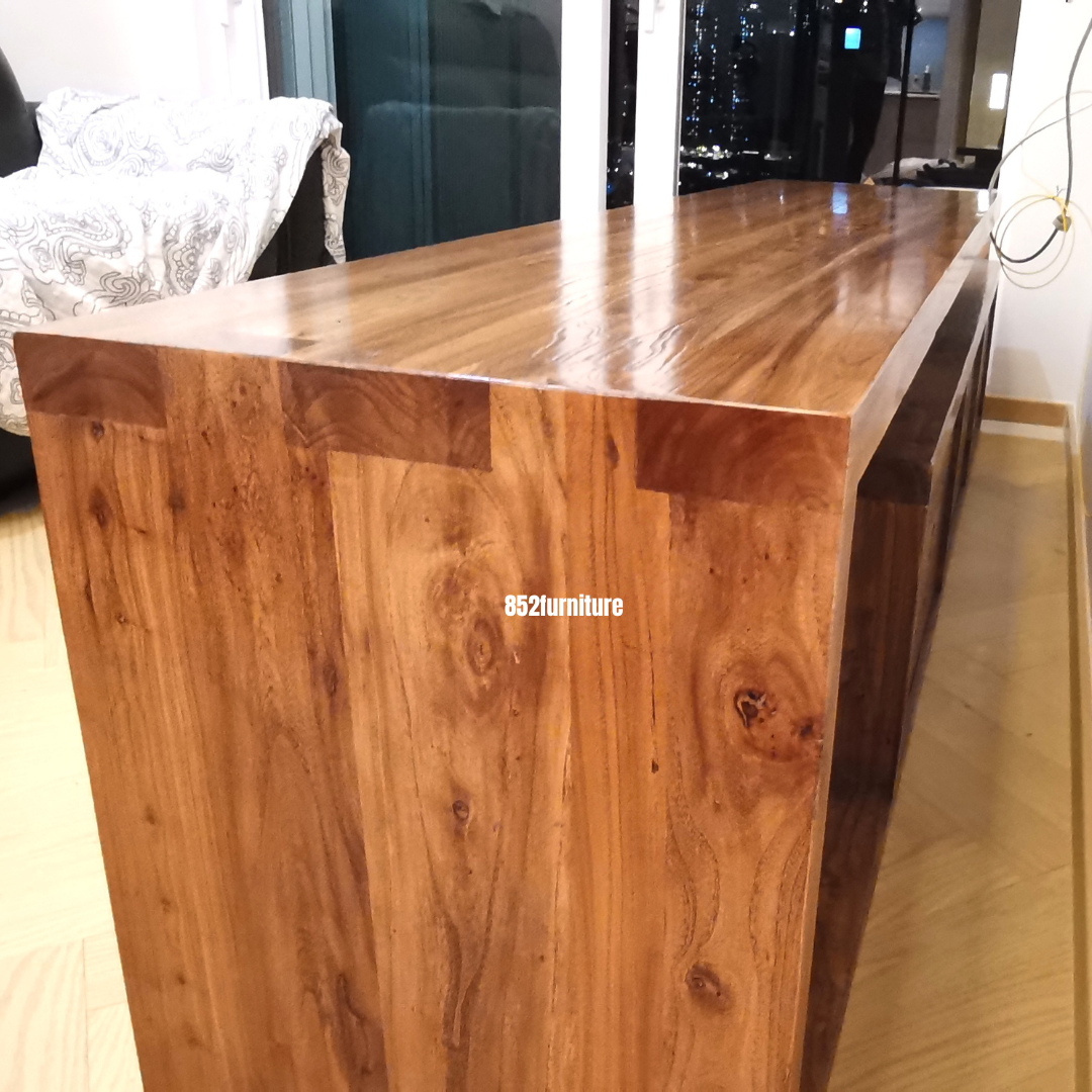(包送貨安裝 | Delivery and Assembly Included)  A411老榆木電視櫃 (Elm Tv Cabinet)