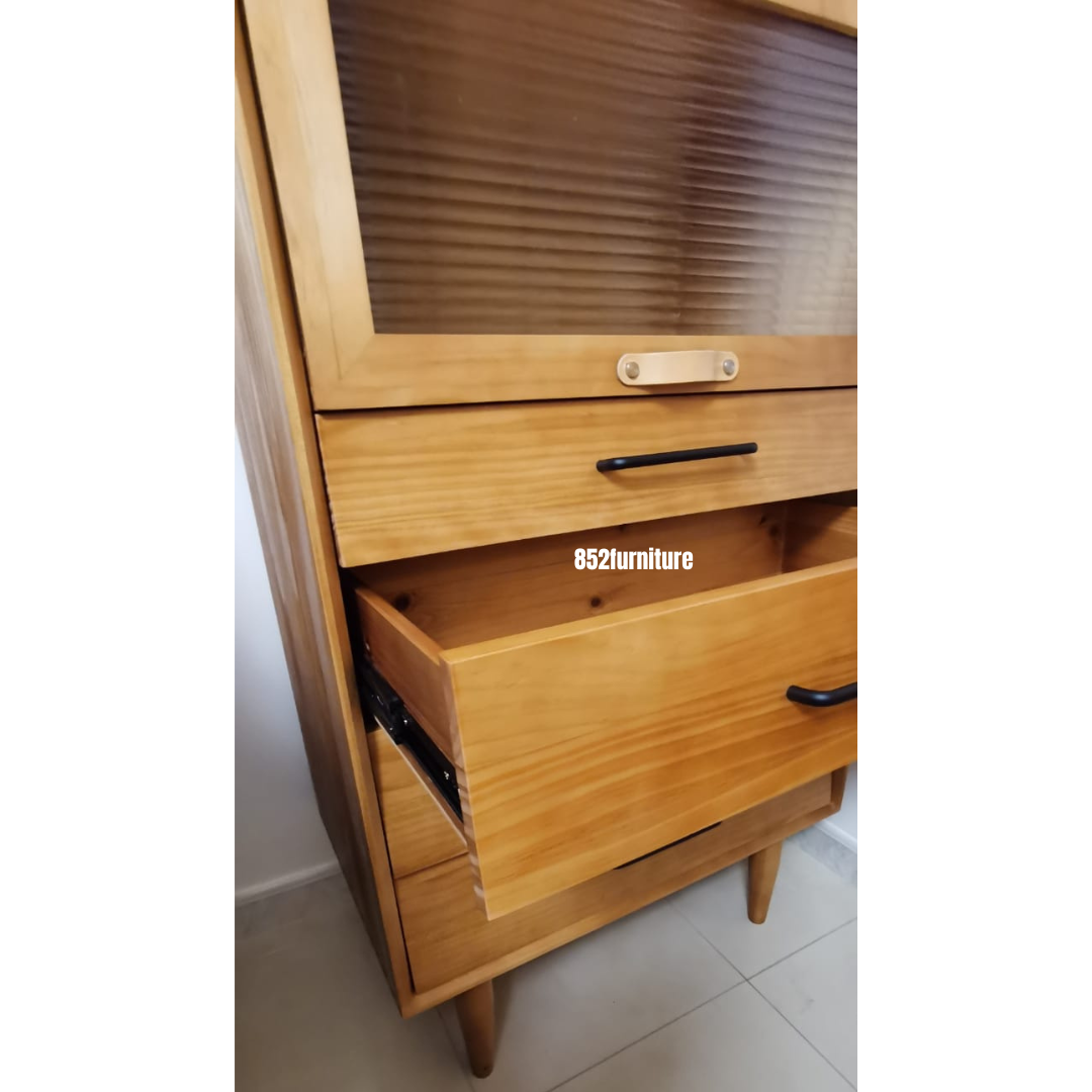 (包送貨安裝 | Delivery and Assembly Included) A037 日式實木五斗櫃 (chest of drawers)