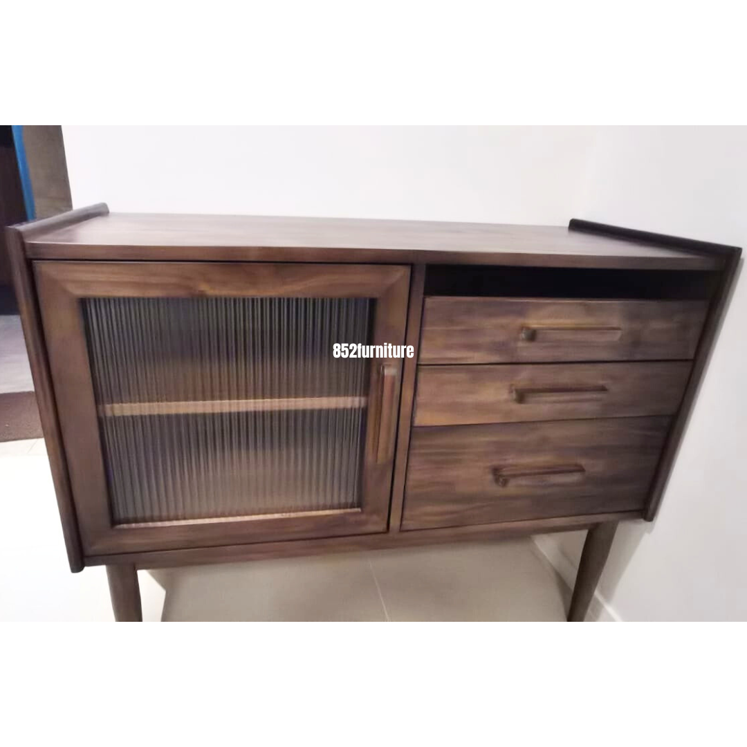 (包送貨安裝 | Delivery and Assembly Included) A089 日式現代實木餐櫃 (dining sideboard)
