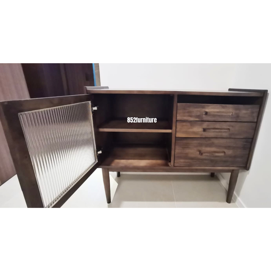 (包送貨安裝 | Delivery and Assembly Included) A089 日式現代實木餐櫃 (dining sideboard)