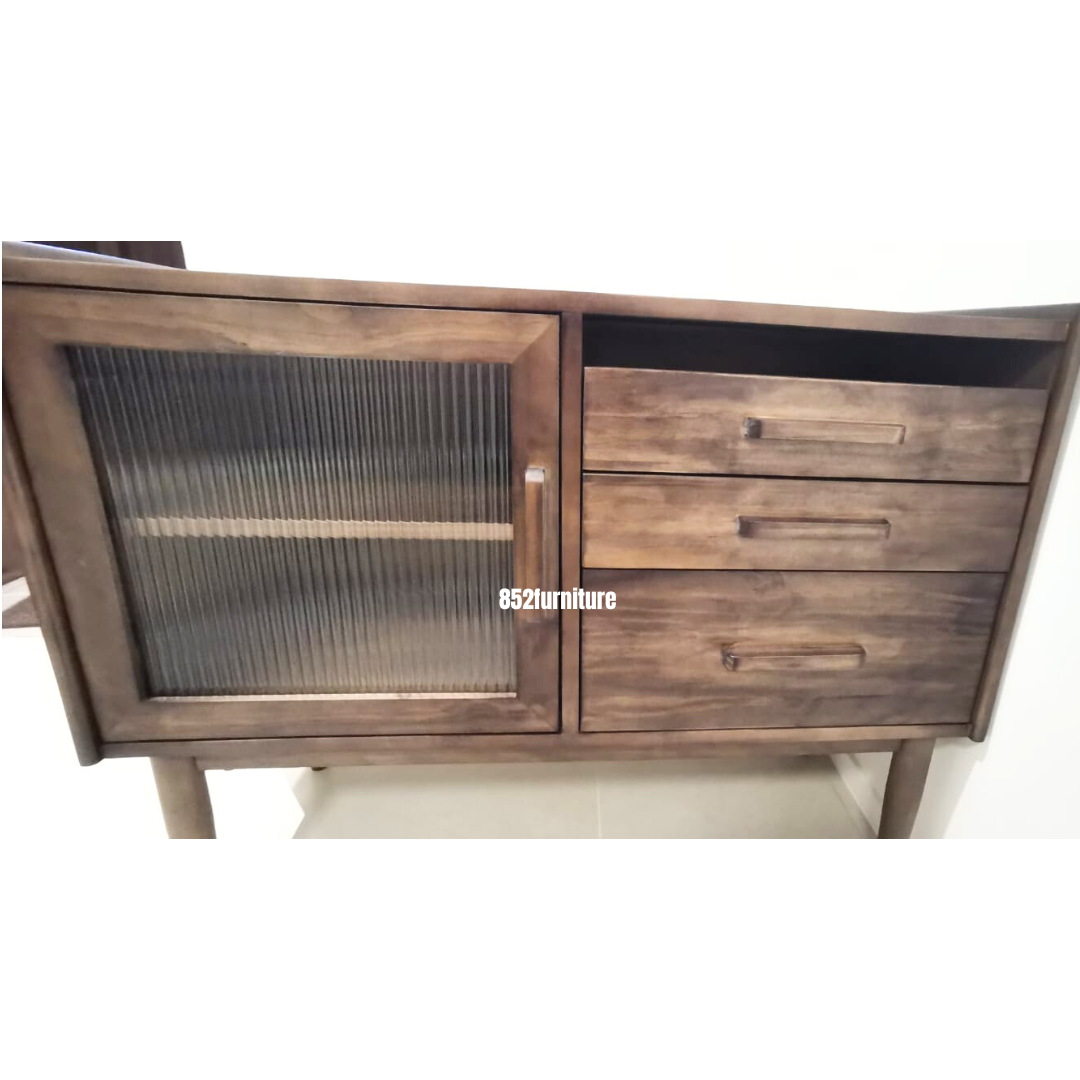 (包送貨安裝 | Delivery and Assembly Included) A089 日式現代實木餐櫃 (dining sideboard)
