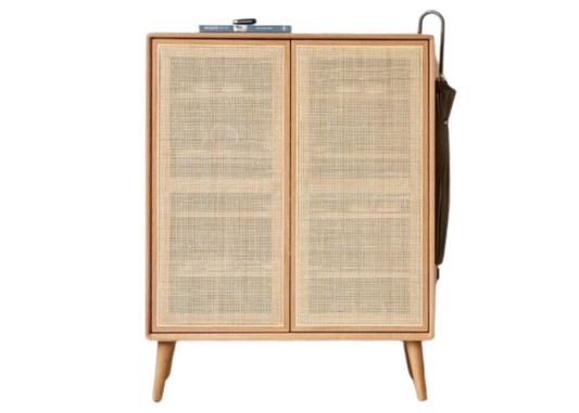 (包送貨安裝 | Delivery and Assembly Included) A107日式藤織鞋櫃 (rattan shoe cabinet)