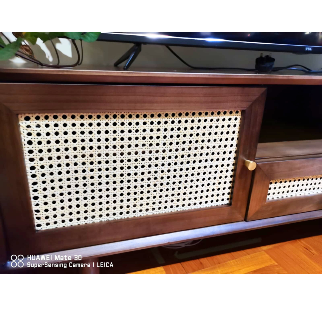 (包送貨安裝 | Delivery and Assembly Included) A148 藤織面電視櫃 (rattan tv cabinet)
