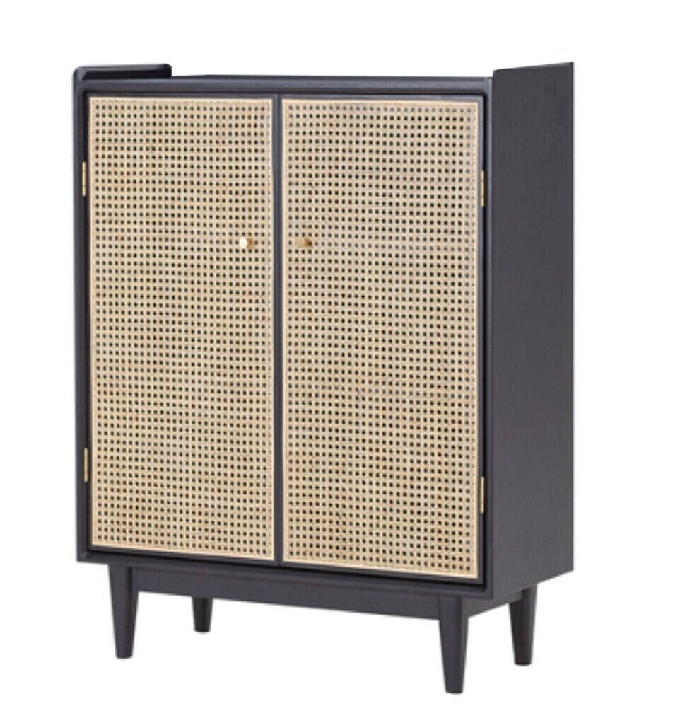 (包送貨安裝 | Delivery and Assembly Included) A123 日式藤織面鞋櫃 (rattan shoe cabinet)