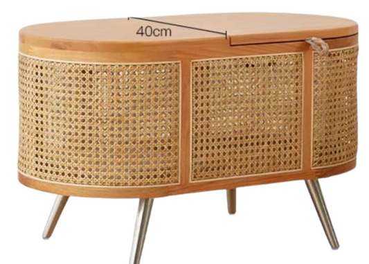 (包送貨安裝 | Delivery and Assembly Included) A362 日式藤織面茶几 (rattan coffee table)