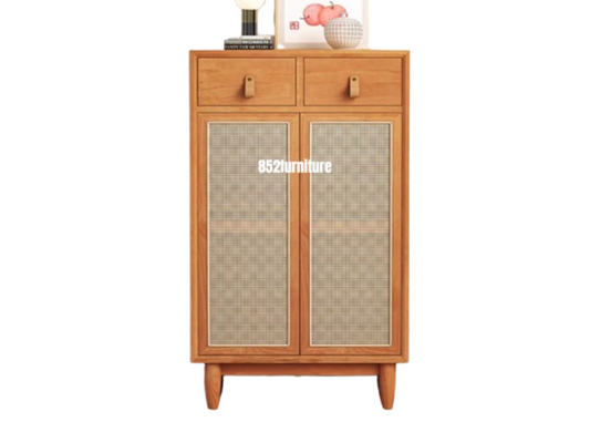 (包送貨安裝 | Delivery and Assembly Included) A413藤織面鞋櫃 (rattan shoe cabinet)