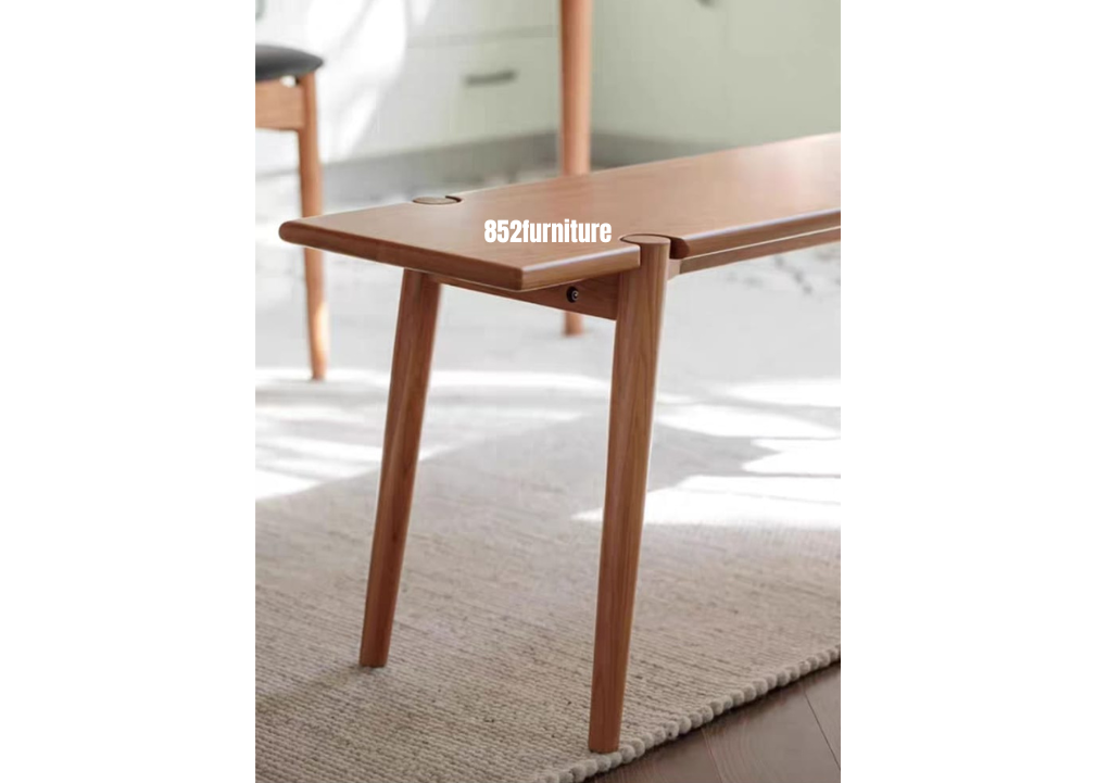 (包送貨安裝 | Delivery and Assembly Included)  A056 日式實木長椅 (Solid wood bench)