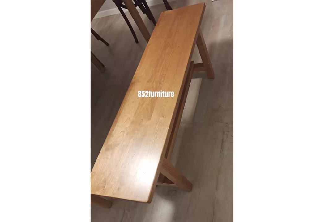 (包送貨安裝 | Delivery and Assembly Included)  A058 日式實木長椅 (Wooded bench)