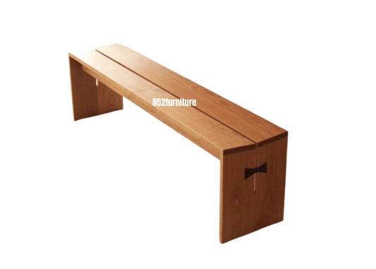 (包送貨安裝 | Delivery and Assembly Included)  A059 日式實木長椅 (Wooden bench)
