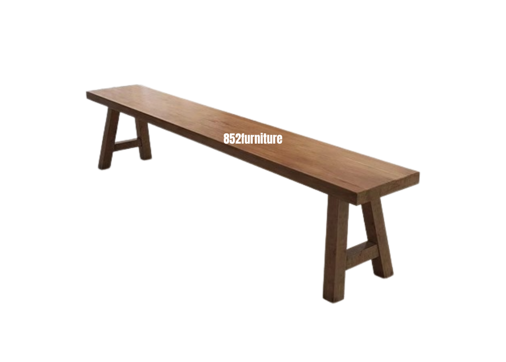 (包送貨安裝 | Delivery and Assembly Included) A062 日式實木長椅 (Wooden bench)
