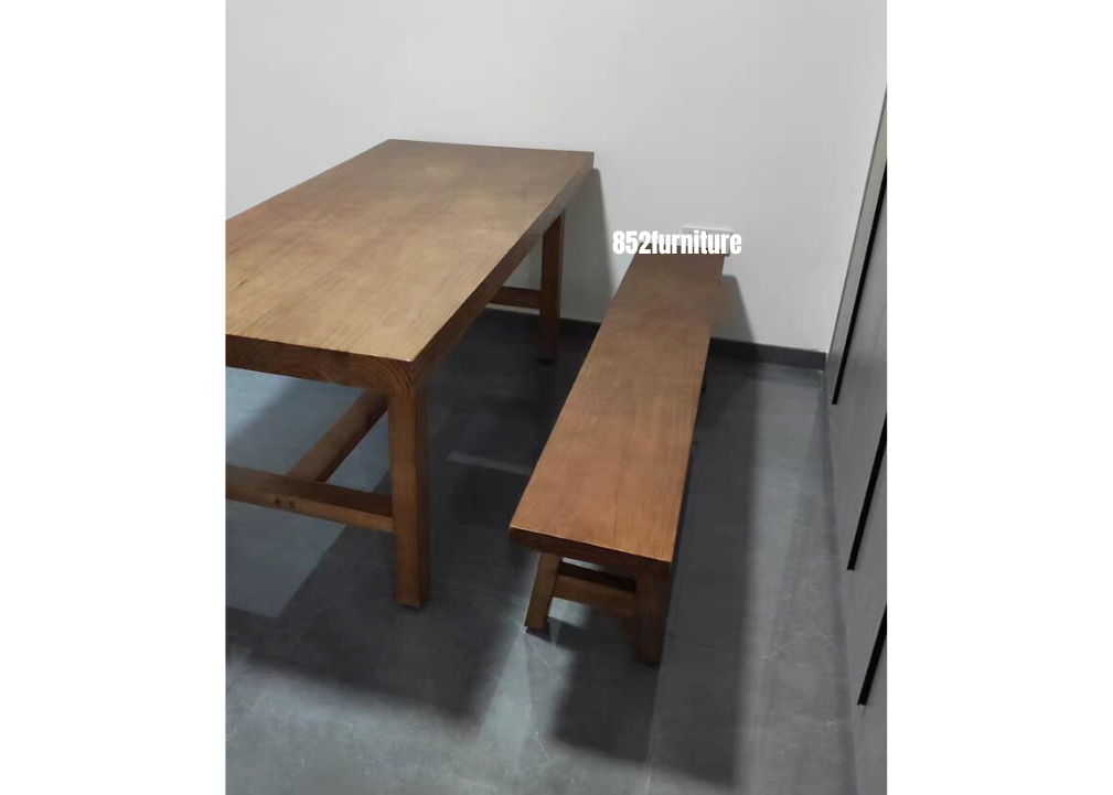 (包送貨安裝 | Delivery and Assembly Included) A062 日式實木長椅 (Wooden bench)