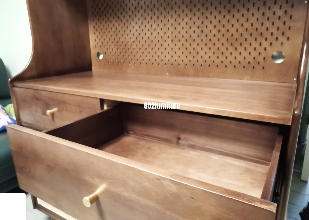 (包送貨安裝 | Delivery and Assembly Included)  A019藤織面餐邊櫃 (Rattan Dining sideboard)