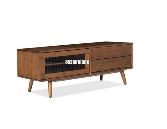 (包送貨安裝 | Delivery and Assembly Included) A092日式玻璃電視櫃(Wooden Tv Cabinet)