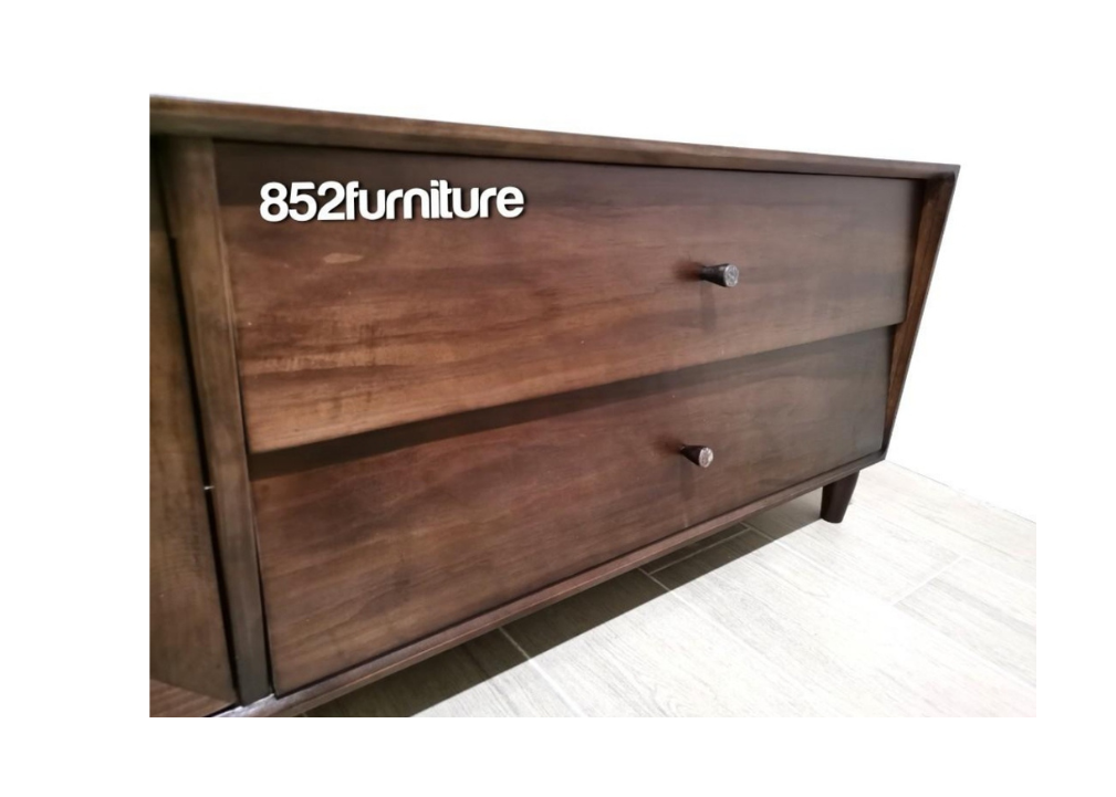 (包送貨安裝 | Delivery and Assembly Included) A092日式玻璃電視櫃(Wooden Tv Cabinet)