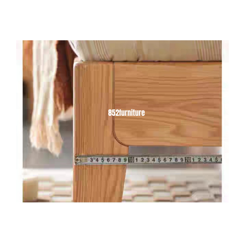 (包送貨安裝 | Delivery and Assembly Included) A103日式橡木大床 (Oak bed frame)