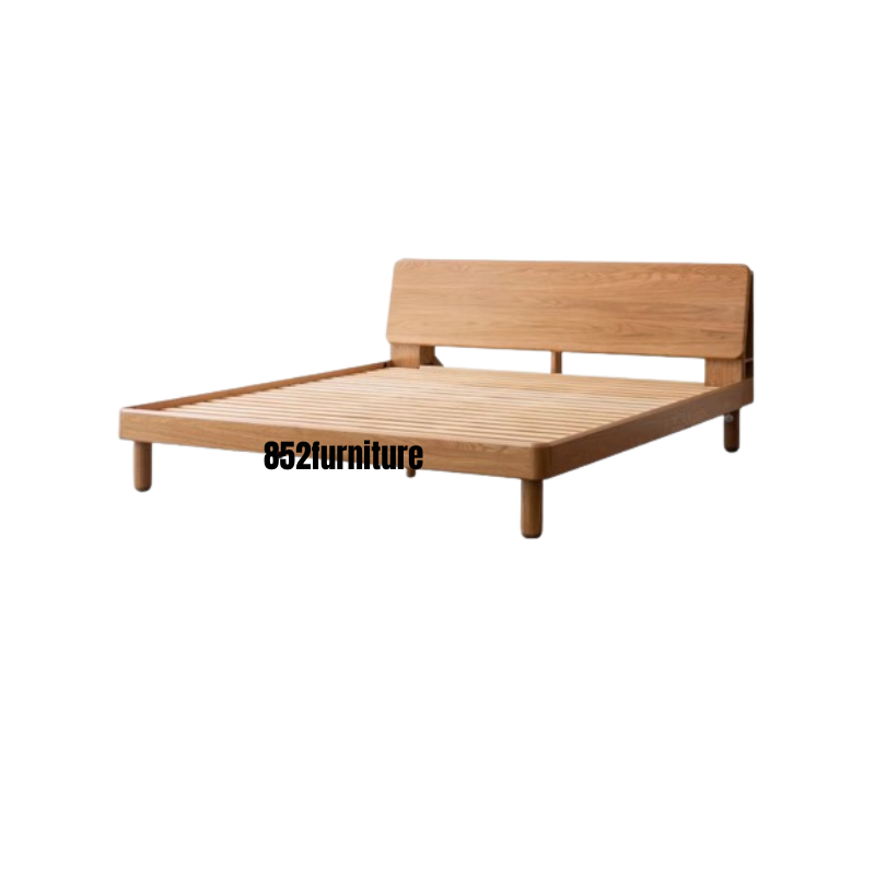 (包送貨安裝 | Delivery and Assembly Included) A151日式橡木大床 (Oak bed frame)