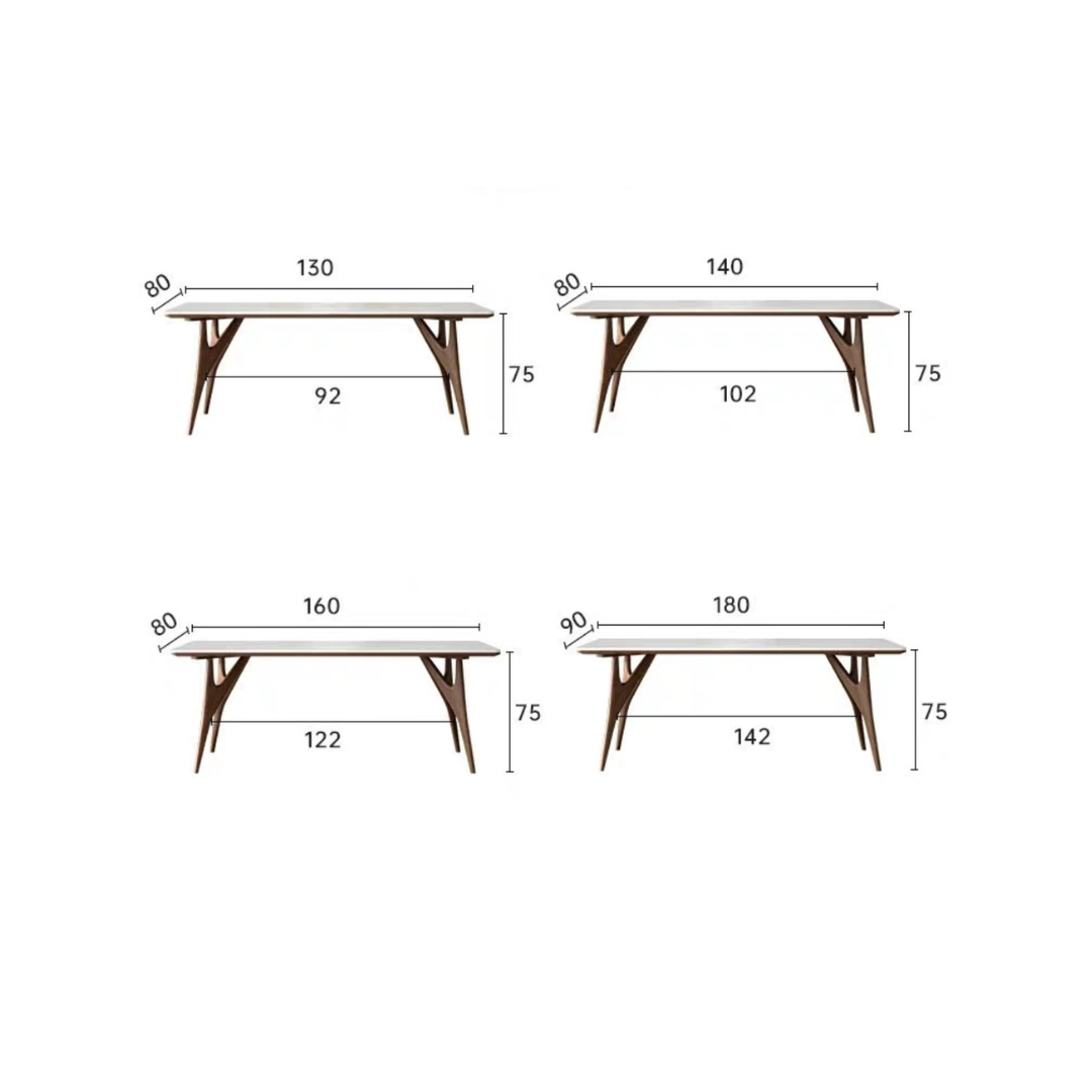 (包送貨安裝 | Delivery and Assembly Included)   A176意式岩板餐桌(Slate Dining Table)