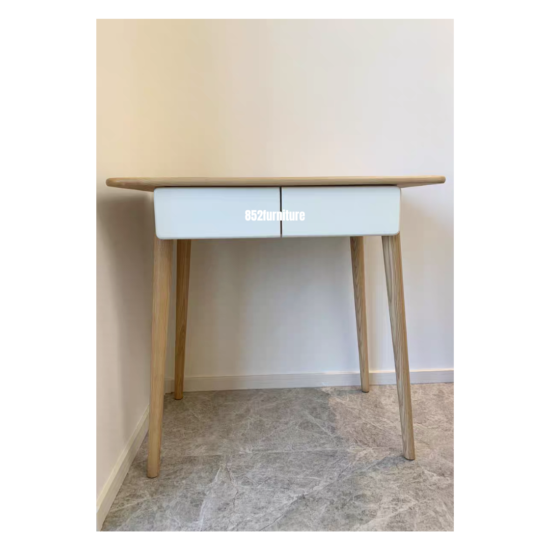 (包送貨安裝 | Delivery and Assembly Included) A182 日式橡木書台(Oak desk)
