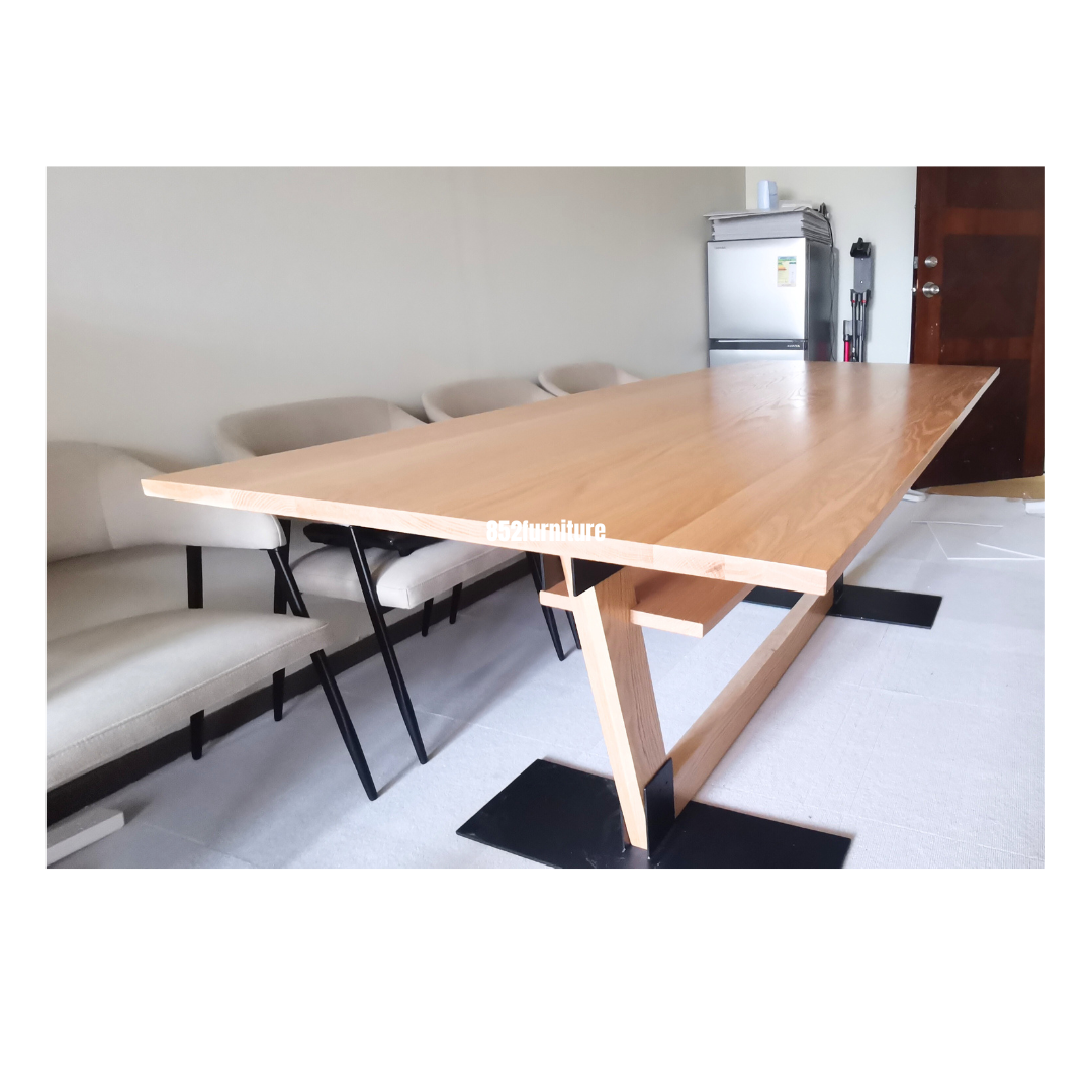 (包送貨安裝 | Delivery and Assembly Included) A184橡木餐桌 (Oak Dining Table)