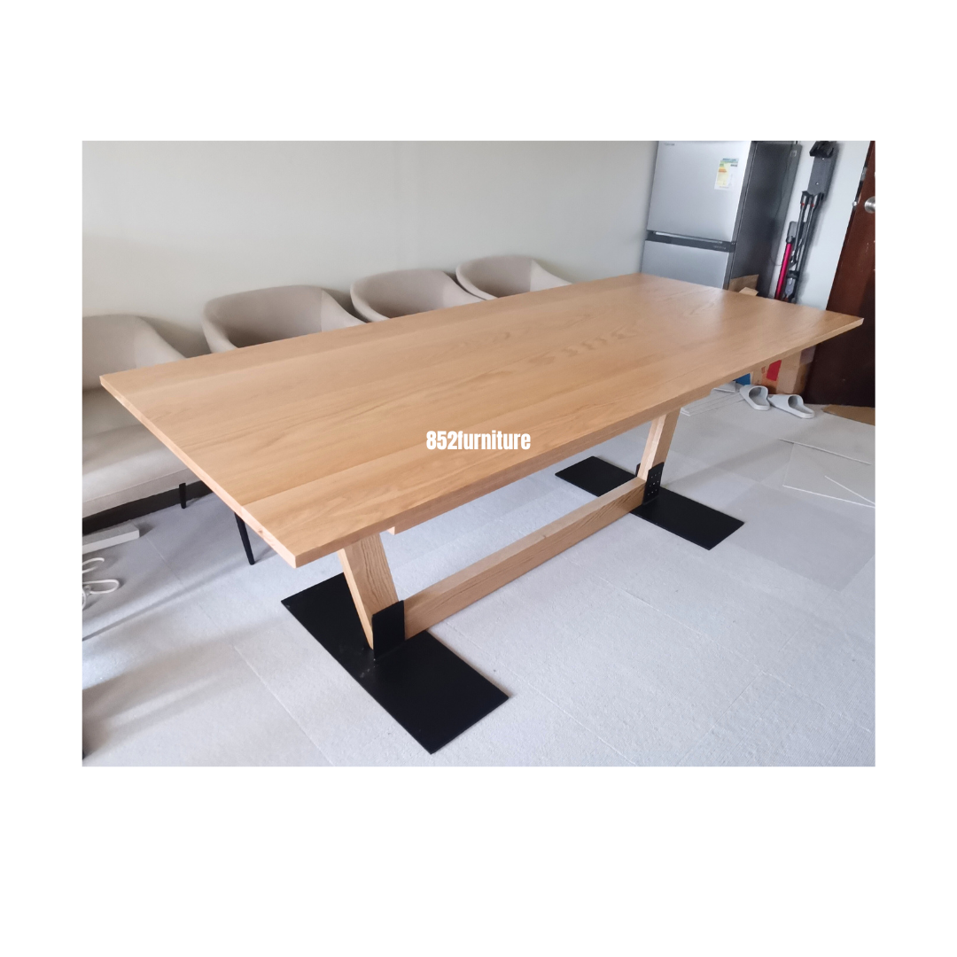 (包送貨安裝 | Delivery and Assembly Included) A184橡木餐桌 (Oak Dining Table)