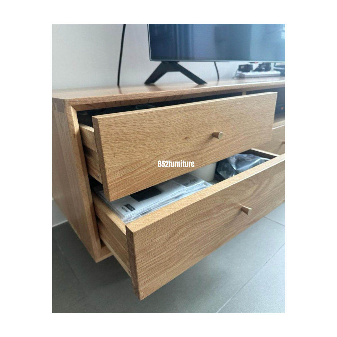 (包送貨安裝 | Delivery and Assembly Included)  A189 日式橡木電視櫃 (tv cabinet)