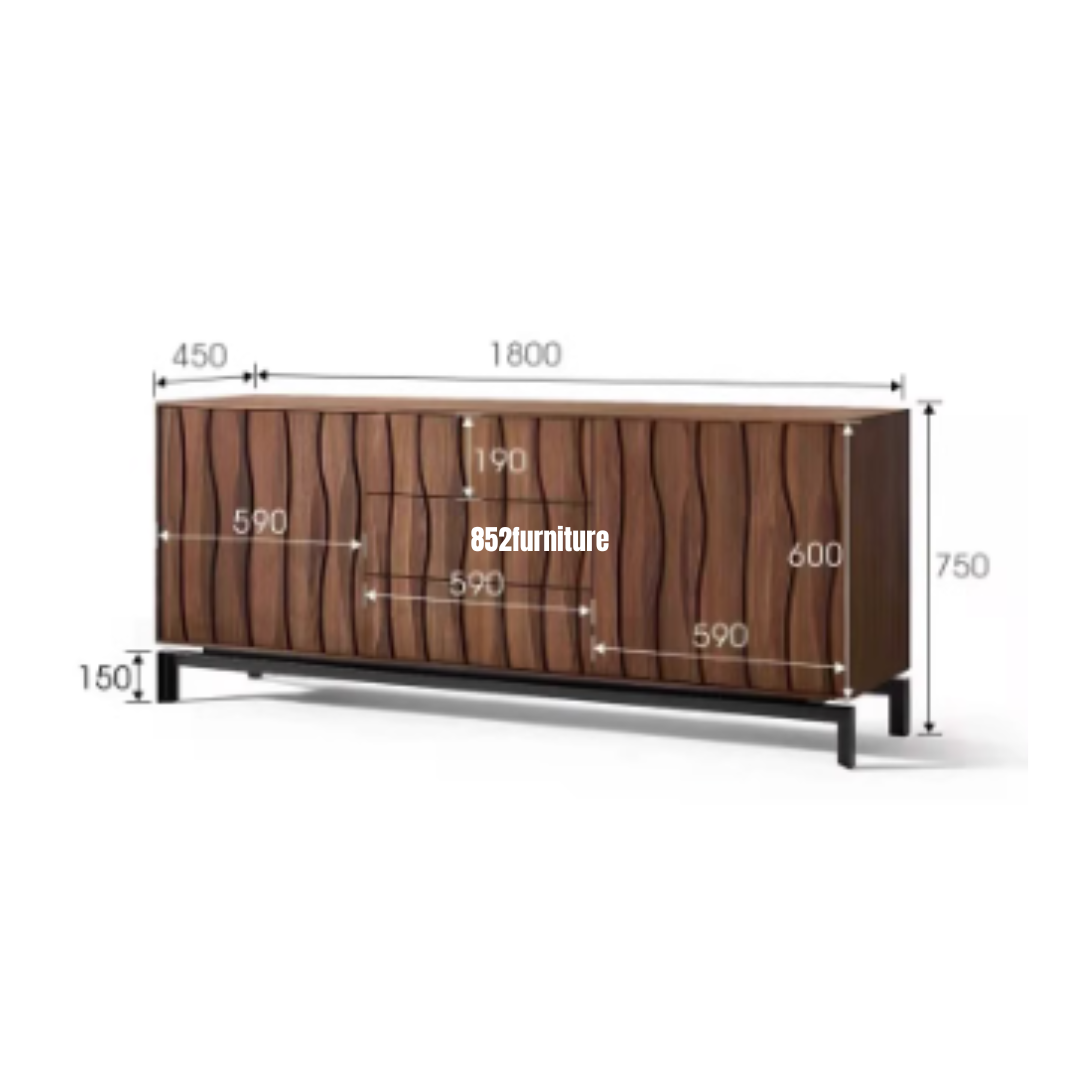 (包送貨安裝 | Delivery and Assembly Included)  A249北歐餐邊櫃 (Wooden Sideboard)