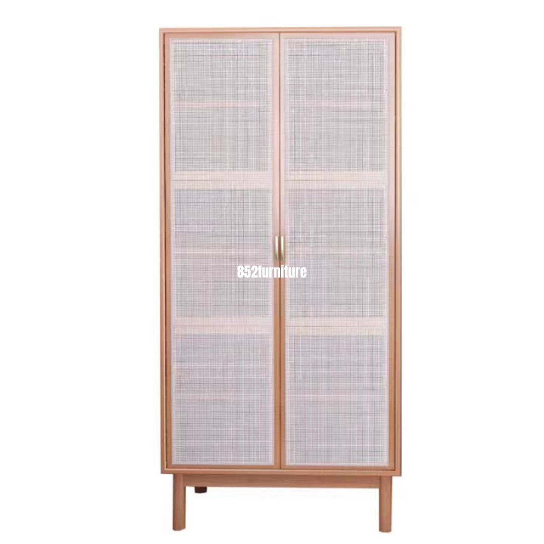 (包送貨安裝 | Delivery and Assembly Included) A259 藤面衣櫃 (Rattan Wardrobe)