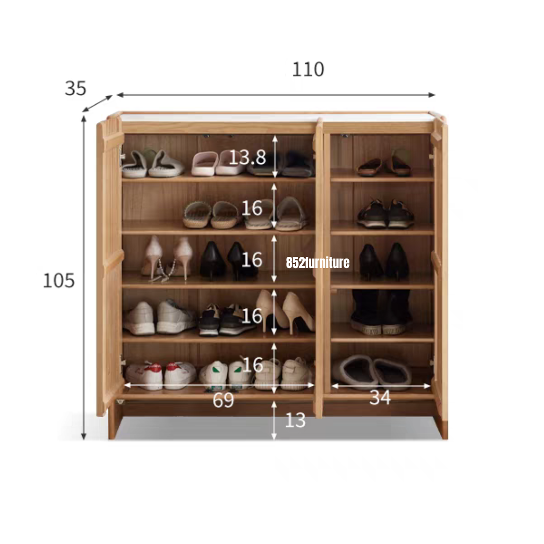 (包送貨安裝 | Delivery and Assembly Included) A282日式條子鞋櫃 (shoe cabinet)