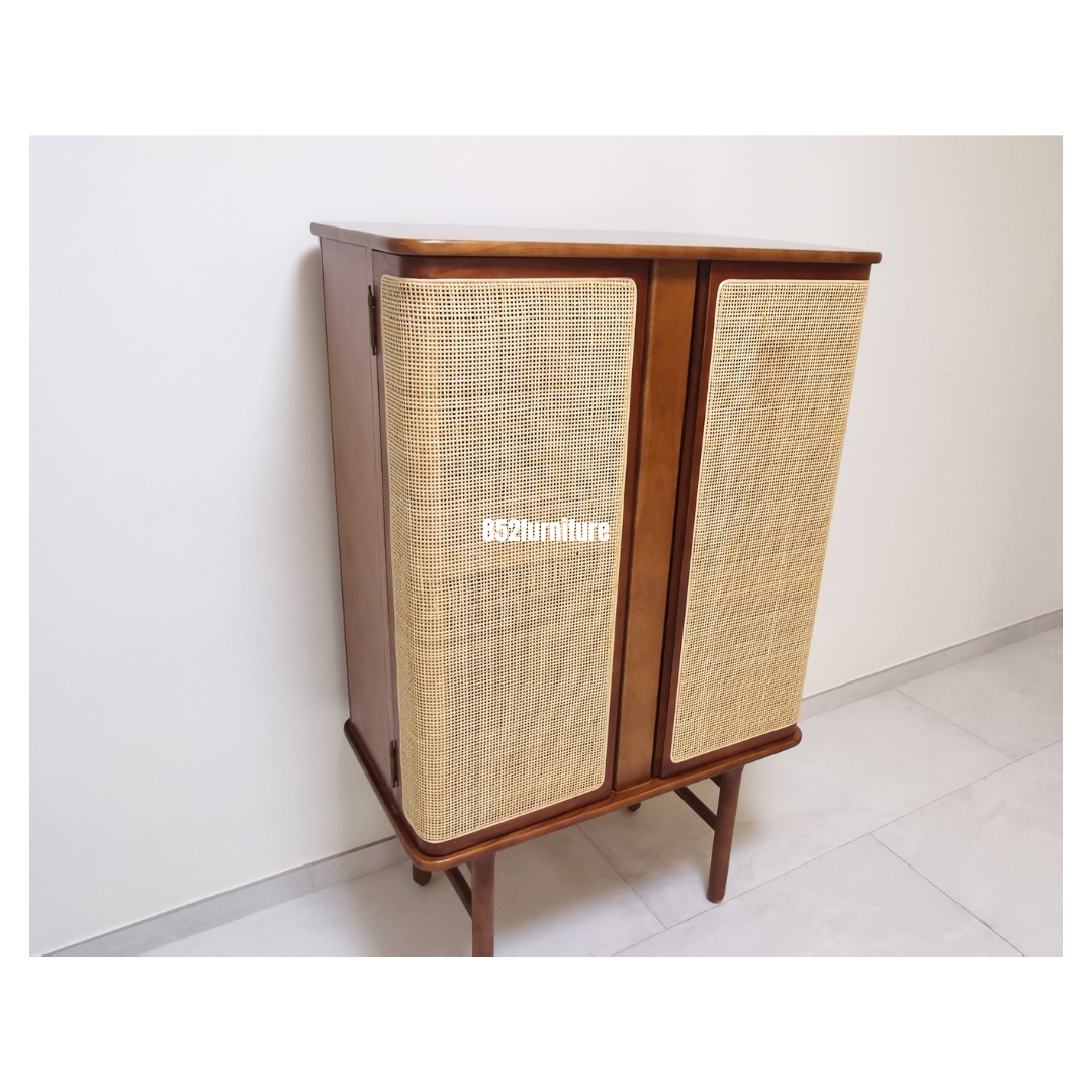 (包送貨安裝 | Delivery and Assembly Included)  A211 藤織門雜物櫃 (rattan cabineta