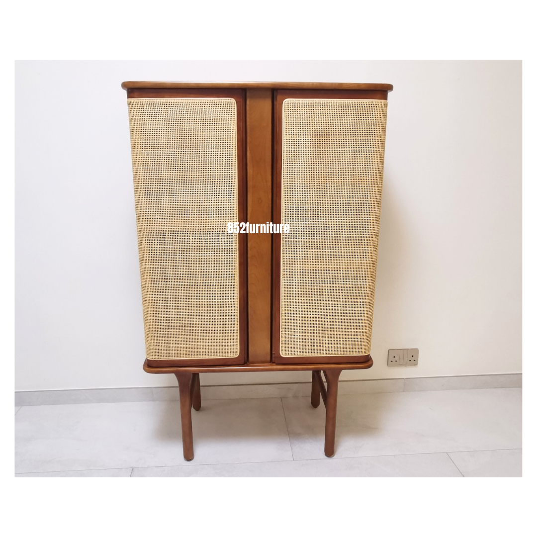 (包送貨安裝 | Delivery and Assembly Included)  A211 藤織門雜物櫃 (rattan cabineta