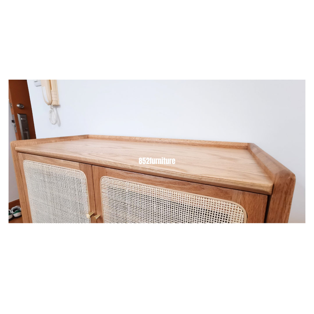 (包送貨安裝 | Delivery and Assembly Included)  A157 日式橡木鞋櫃 (Shoe cabinet)