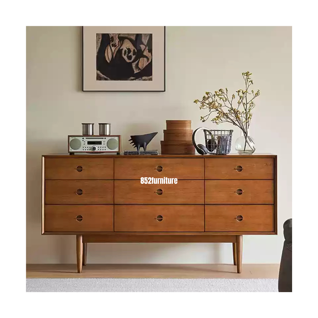 (包送貨安裝 | Delivery and Assembly Included) A325實木九斗櫃 (Chest of drawers)