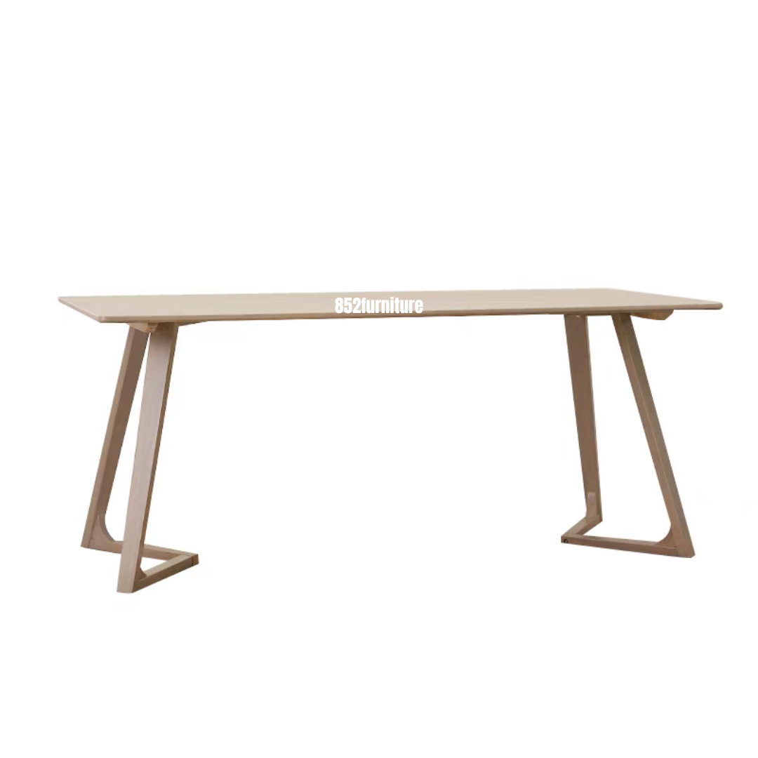 (包送貨安裝 | Delivery and Assembly Included) A332奶油木餐桌 (dining table)