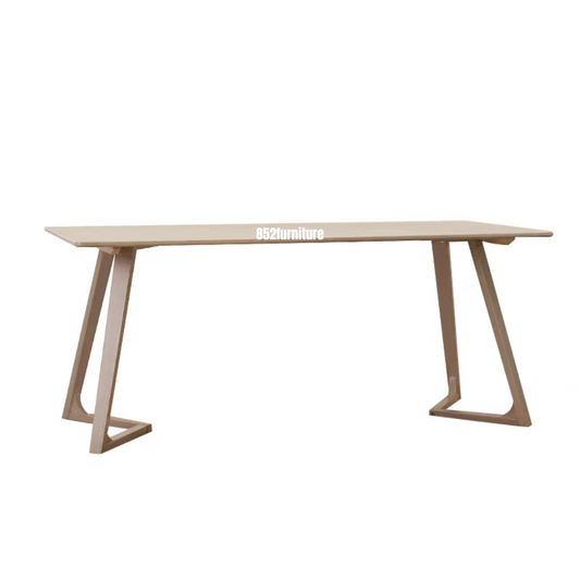 (包送貨安裝 | Delivery and Assembly Included) A332奶油木餐桌 (dining table)