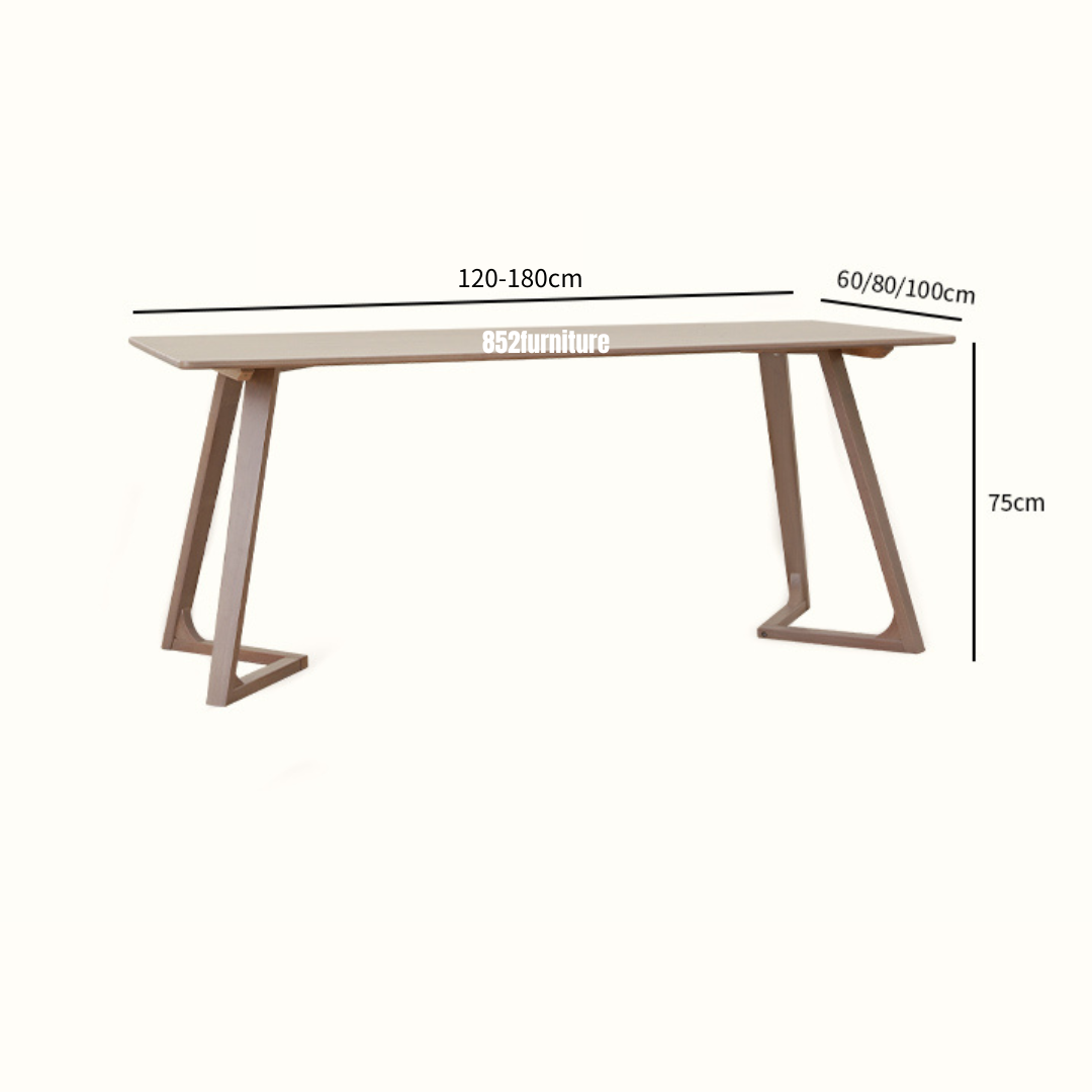 (包送貨安裝 | Delivery and Assembly Included) A332奶油木餐桌 (dining table)
