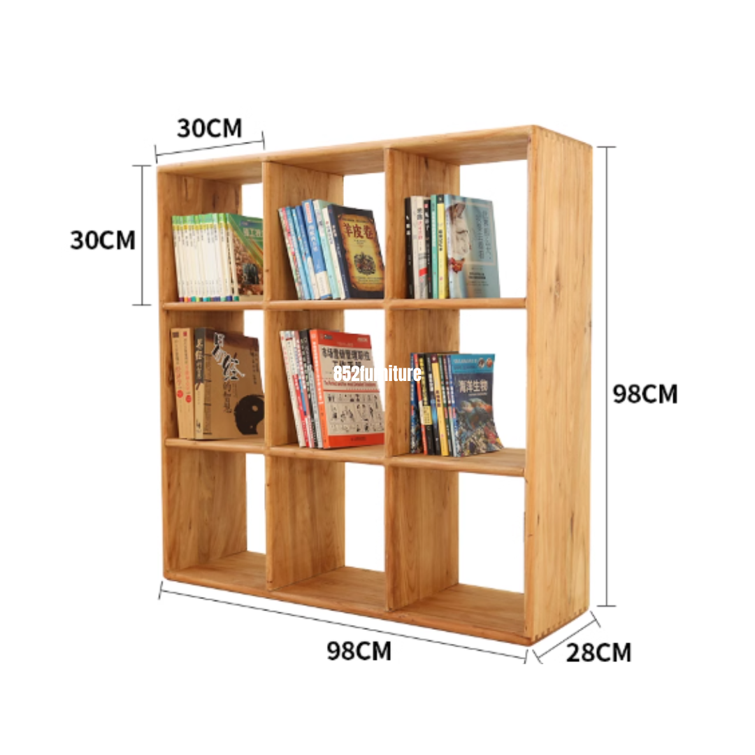 (包送貨安裝 | Delivery and Assembly Included) A335 老榆木書櫃 (Elm Bookshelf)